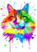 krásná-britská-kočka-portrétní-karikatura-v-duhovém-akvarelu-z-fotografií-0