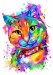 akvarel-kočka-kresba-z-fotografií-8x8-plakát-tisk-3