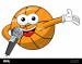 basketball-ball-cartoon-funny-character-microphone-presenter-isolated-on-white-RBYM6K