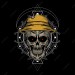 pngtree-the-skull-using-a-hat-png-image_5262125