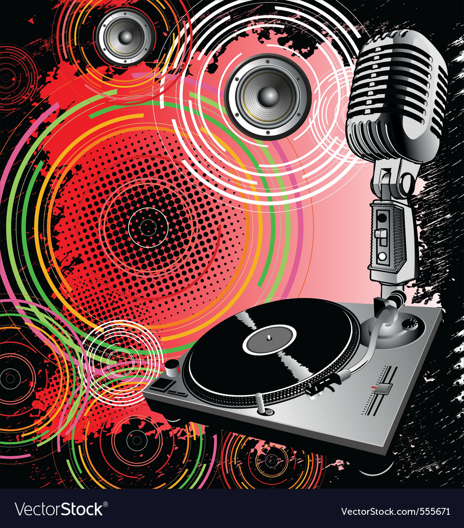 dj-background-vector-555671